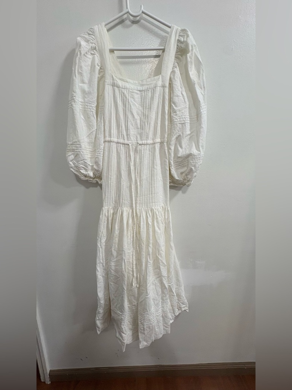 Shona Joy Cream Puff-Sleeve Tiered Maxi Dress - Picture 5 of 12